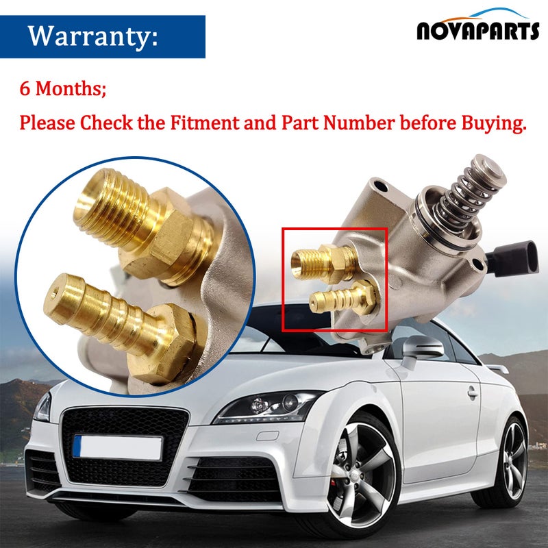 NOVAPARTS مضخة وقود عالية الضغط NOVAPARTS 06F127025L لأودي A4 كواترو 2005-2009 A3 2006-2008 TT 2008-2015 فولكس فاجن جيتا 2006-2008 باسات 2006-2008 إيوس GTI جولف R 2.0T 06F127025H 06F127025J HPP0004 - Image 5